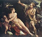 Annibale Carracci Venus and Adonis painting